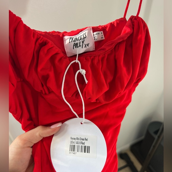 Penney Mini Dress Red Princess Polly - Picture 3 of 3